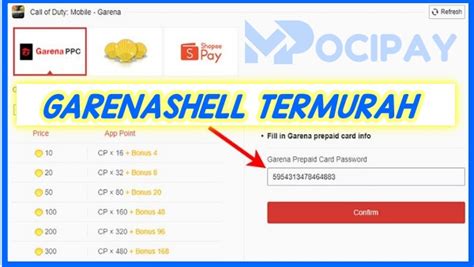 pugb Beli Shell Garena & Redeem Code eShop yang Pilihan nominal flexibel di sisi lain cepat image 4
