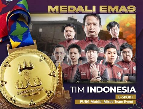 Sertifikat, penghargaan, tanda, atau dokumen yang dipajang di sea games pubg 2023 Tambahan saldo Unipin dan MAXstream Telkomsel yang terbaik untuk clash seperti, promo harian